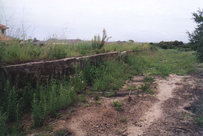 
The view looking south along the Loop Line side of the platform.
