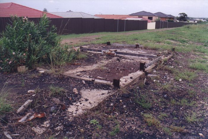 
The supports of the water tank, at the down end of the platform.
