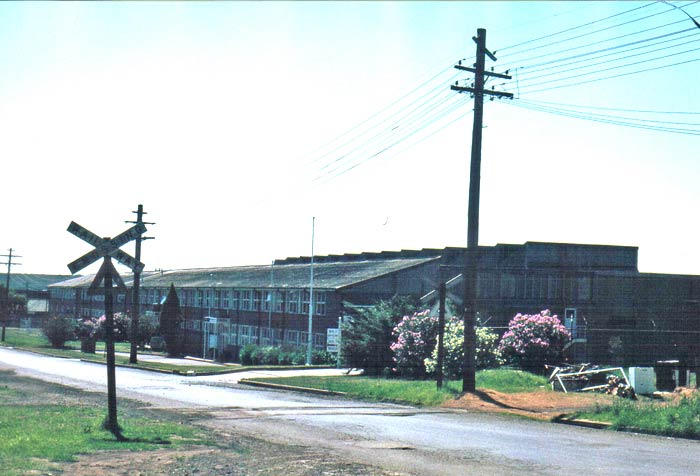 The point where the Commonwealth Siding crossed Princes Road.