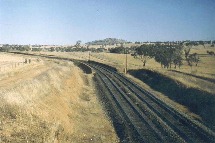 
The site of Rocky Ponds station.  No trace remains today.
