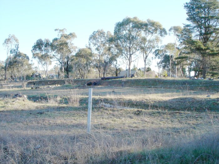 A close-up of the location taken form the west.