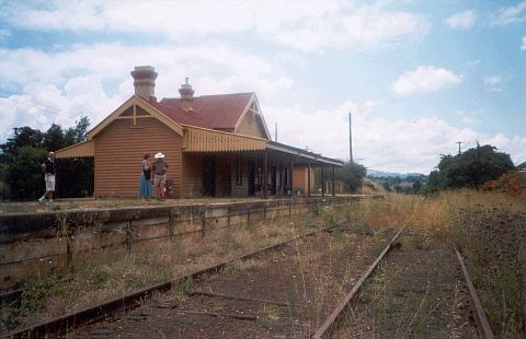 
A photo showing the well-preserved station at Rylstone.
