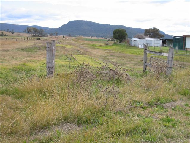 
The remains of the line heading north towards Merriwa.
