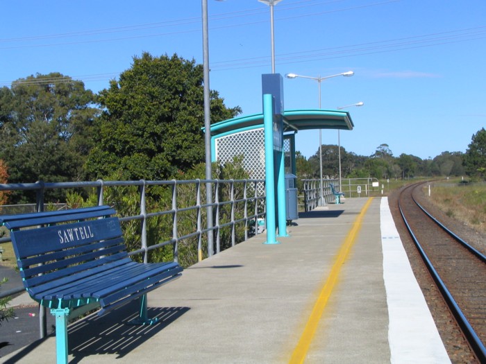 Sawtell platform looking south.