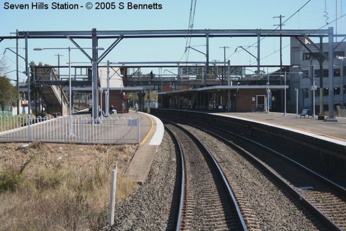 A view of the Sydney ends of platforms.