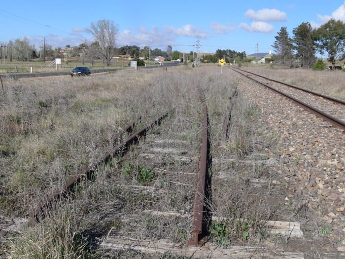 The branch to the Snowy Mountains Sidings left the main line at the down end of aloop siding. The is the view looking south towards Cooma.