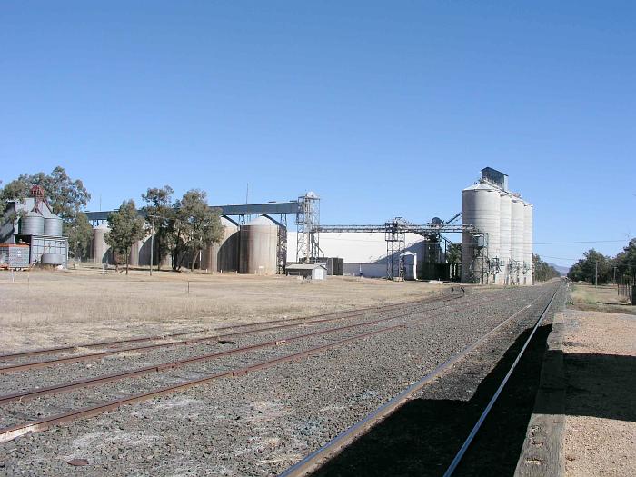 
The silo complex at the western end of the location.
