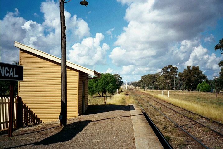 
The view in the direction of Cootamundra and Sydney.
