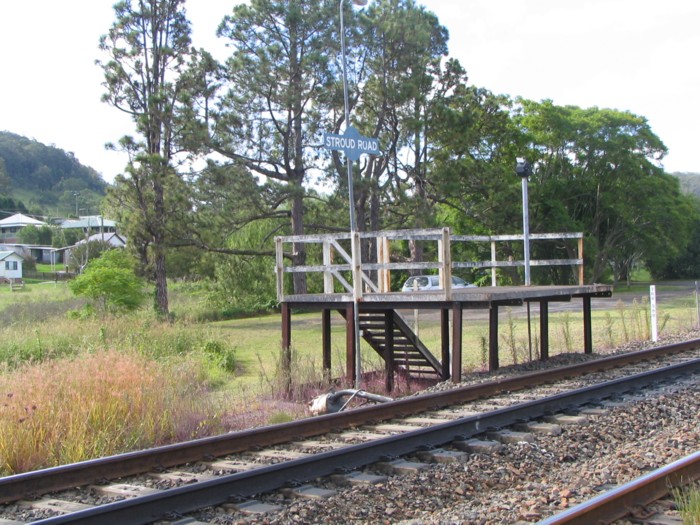 The spartan platform from the track side.