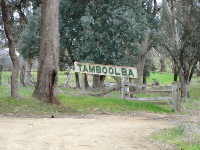 The station signboard has been moved to a nearby property.