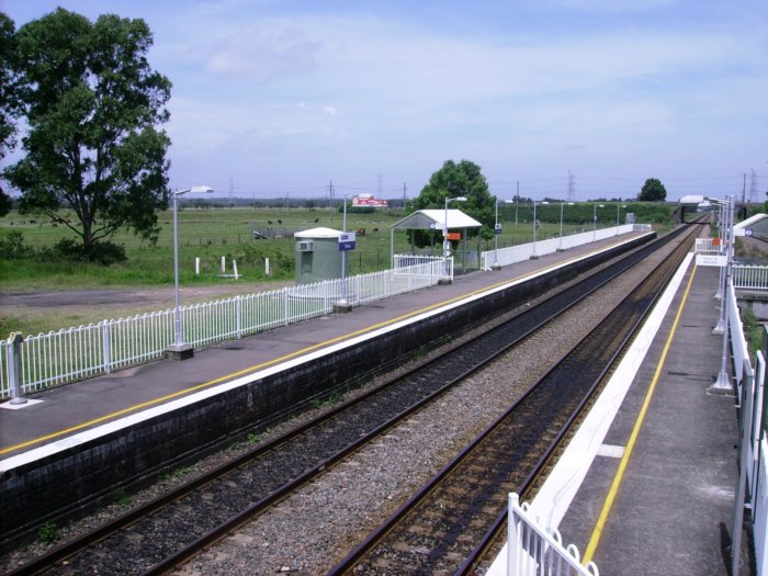 The view looking towards platform 1 in the direction of Newcastle.