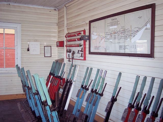 
Another view inside the signal box.
