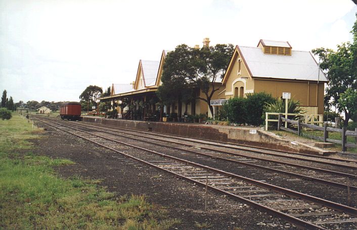 
The station building at Tenterfield has been preserved as a museum
by locals.
