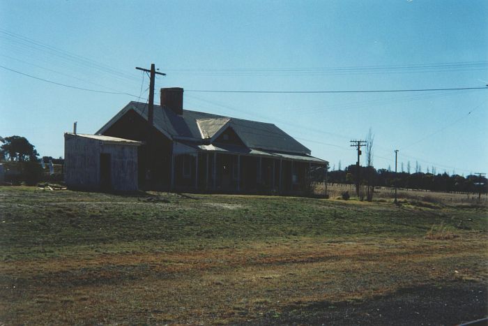 
A view of the one-time crew barrack building.
