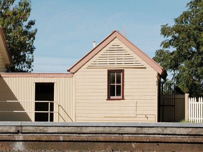 The toilets at the southern end of the station.