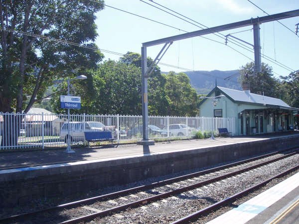 The view looking across towards platform 1.