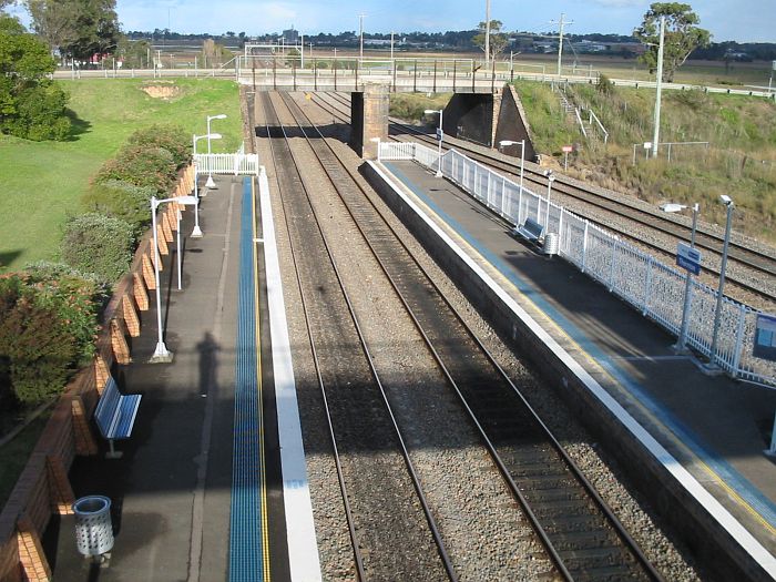 
The view looking back towards Newcastle.
