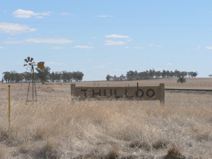 The station name-board is now on an adjacent property.