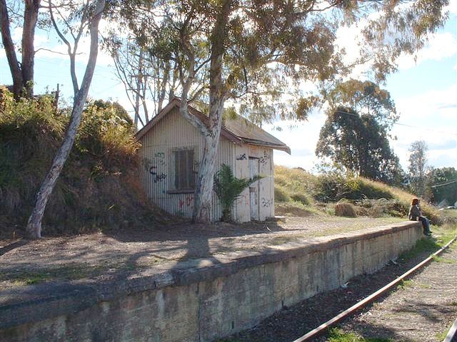 
The lamp room at the up end of the platform.
