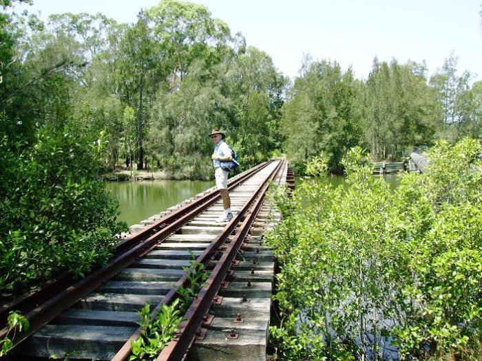 The bridge over Stony Creek, looking towards Toronto.