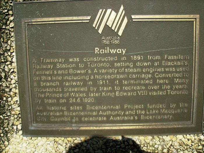 A plaque in the former goods yard outlines the history of the location.