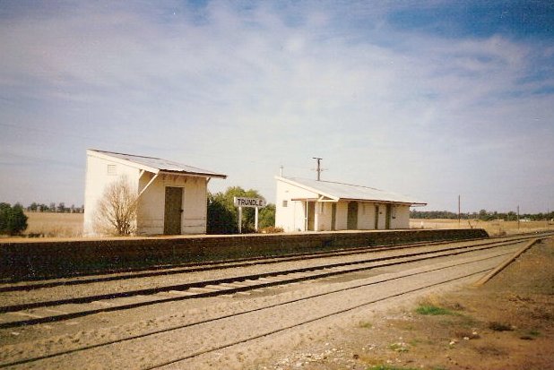 The view looking across at the station buildings.