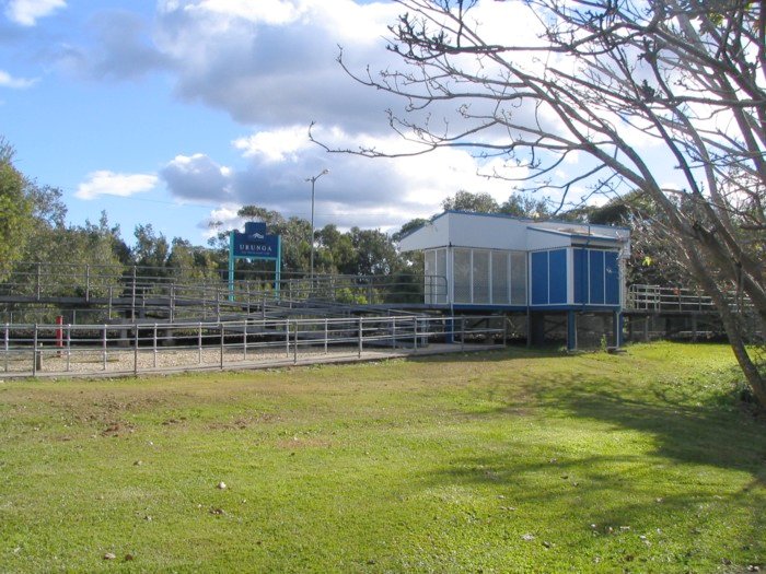 The station entrance.