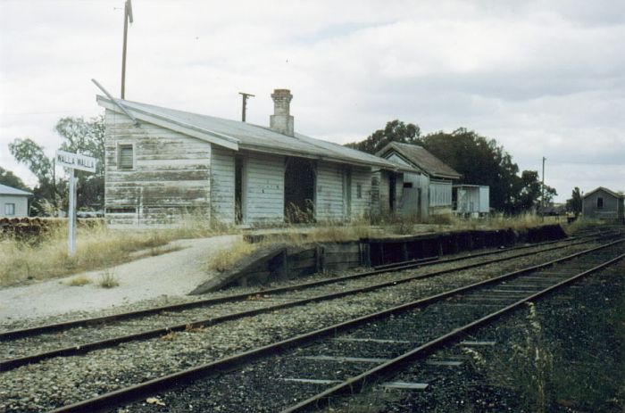 
The station is rather the worse for wear in this photo.
