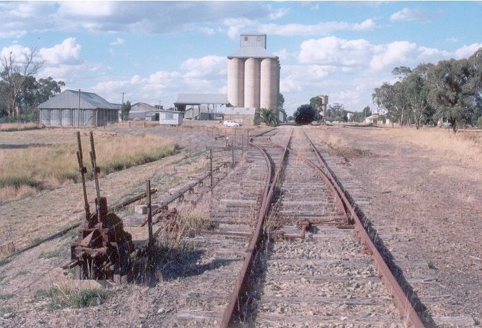 The Walla Walla yards from the Corowa end at 'C' frame.