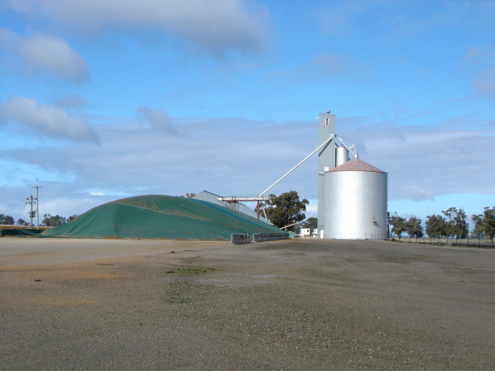 The north end of the location.