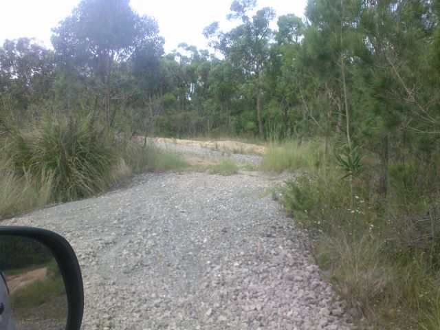 A location where the track crosses over the formation of the line.