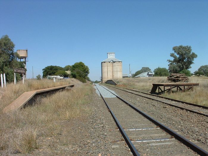 
The view looking southwards.
