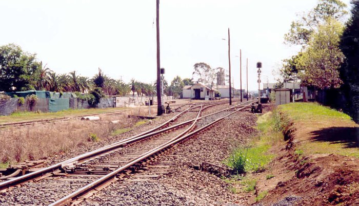 Another view looking north towards the yard.