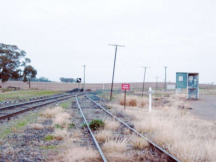 The view looking towards the points at the southern end of the location.