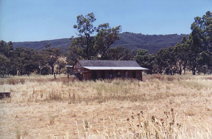 
The relatively well-preserved station building.
