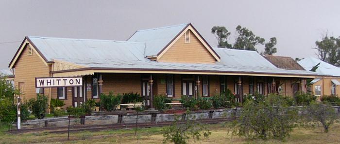 
The Whitton railway station is now located at the Whitton Museum where it
has been restored.
