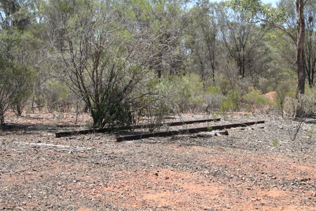 The track around Wyuna Downs is mostly lifted, and has been re-used by locals.