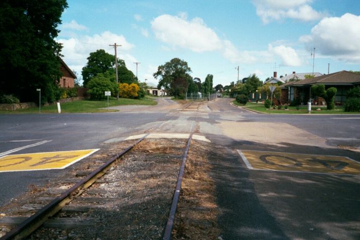 
Another view of the track, now running within the limits of Dutton Street.
