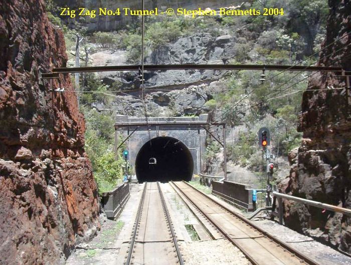 
The down portal of Zig Zag No 4 Tunnel.
