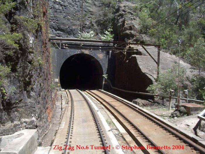 
The down portal of Zig Zag No 6 Tunnel.

