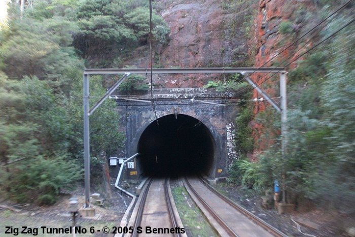 The up portal of Zig Zag No 6 tunnel.