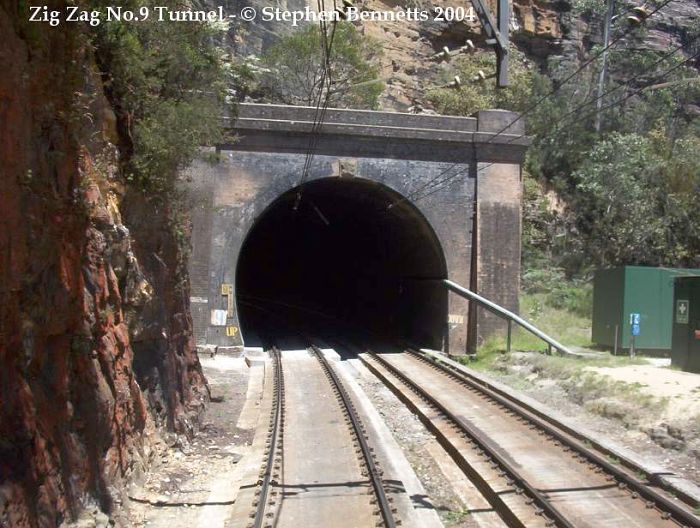 
The down portal of Zig Zag No 9 Tunnel.

