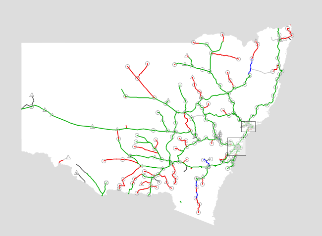 map of turning facilities